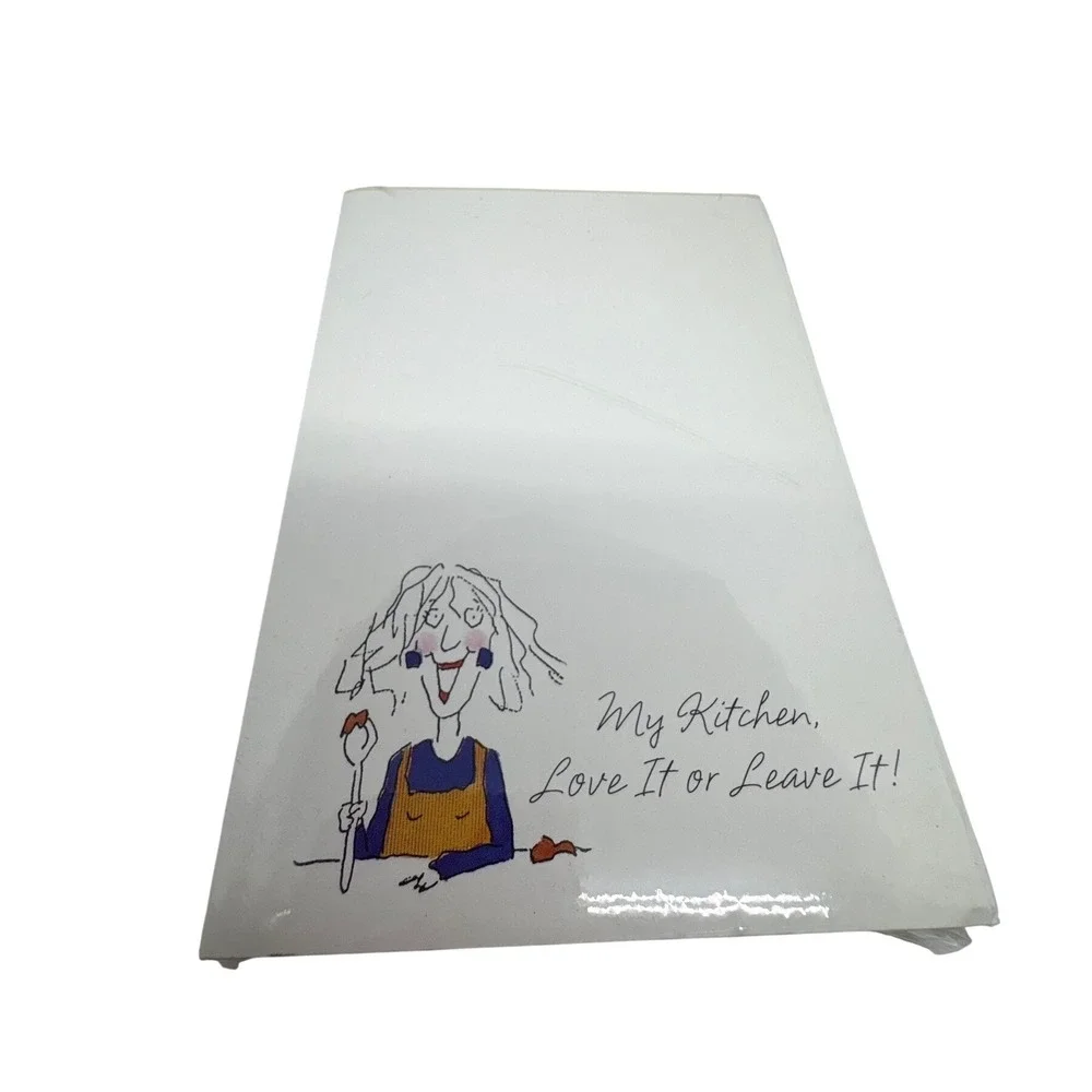 Vtg Hallmark Memo Pad My Kitchen Love It or Leave It 125 Sheets Sealed USA